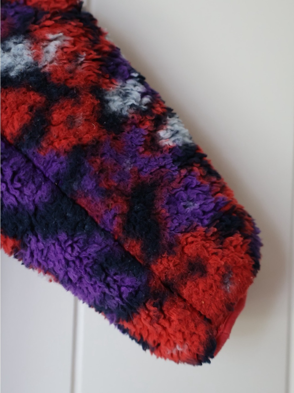 The North Face Campshire Baby Colorful Fleece Teddy Jacket - Red, Purple, Black - Picture 10 of 10